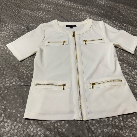 Pants too! Boston Proper Ivory Coast Cropped Chic Coordinates outfit - Picture 3 of 7